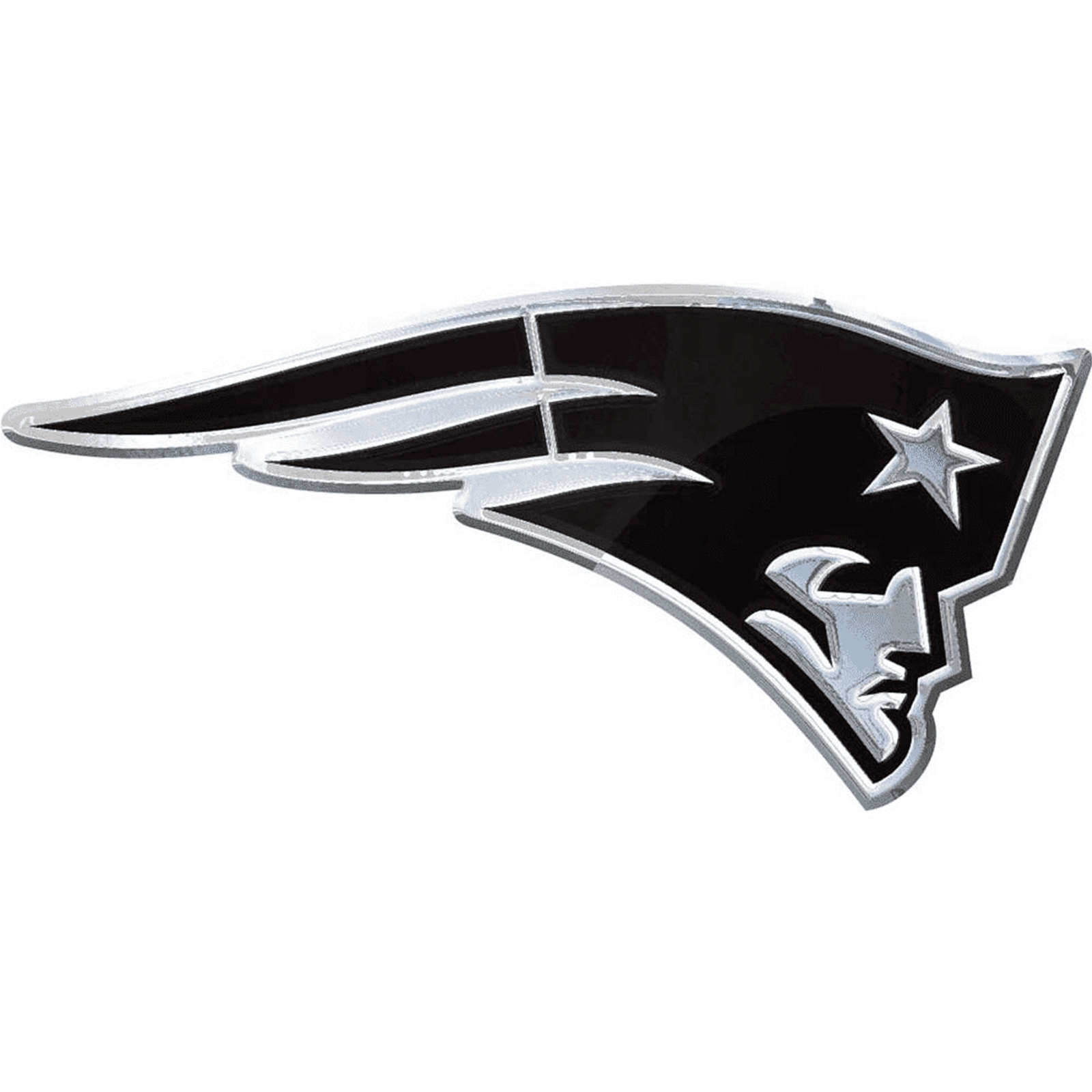 Details about New England Patriots Premium Solid Metal Chrome Auto Emblem  Logo Car Truck Logo.