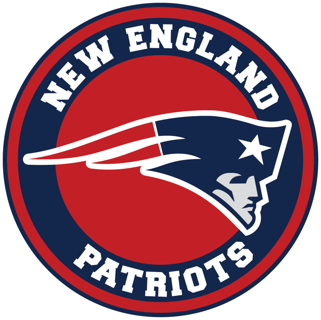 New England Patriots Circle Logo Vinyl Decal / Sticker 5 sizes!!.