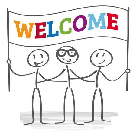 New Hire Welcome Sign