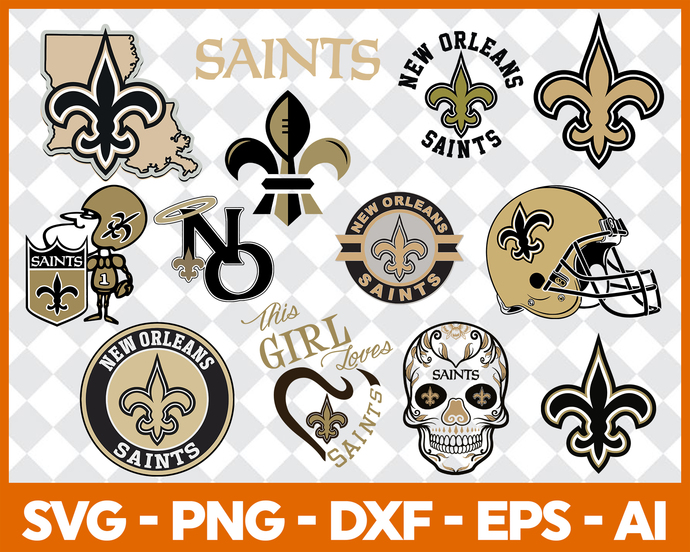 New Orleans Saints, New Orleans Saints svg, New Orleans Saints clipart, New  Orleans Saints logo, New Orleans Saints cricut.