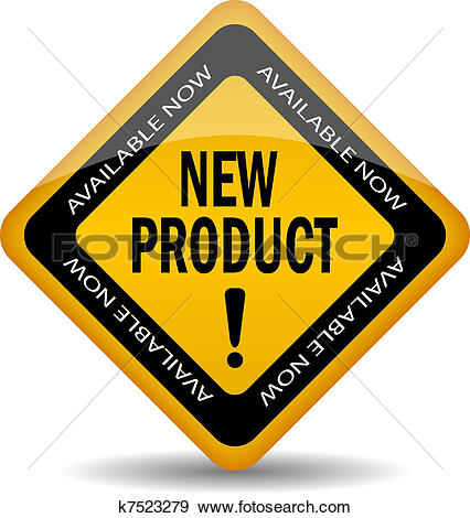 Clip Art of New product sign, k7523279.