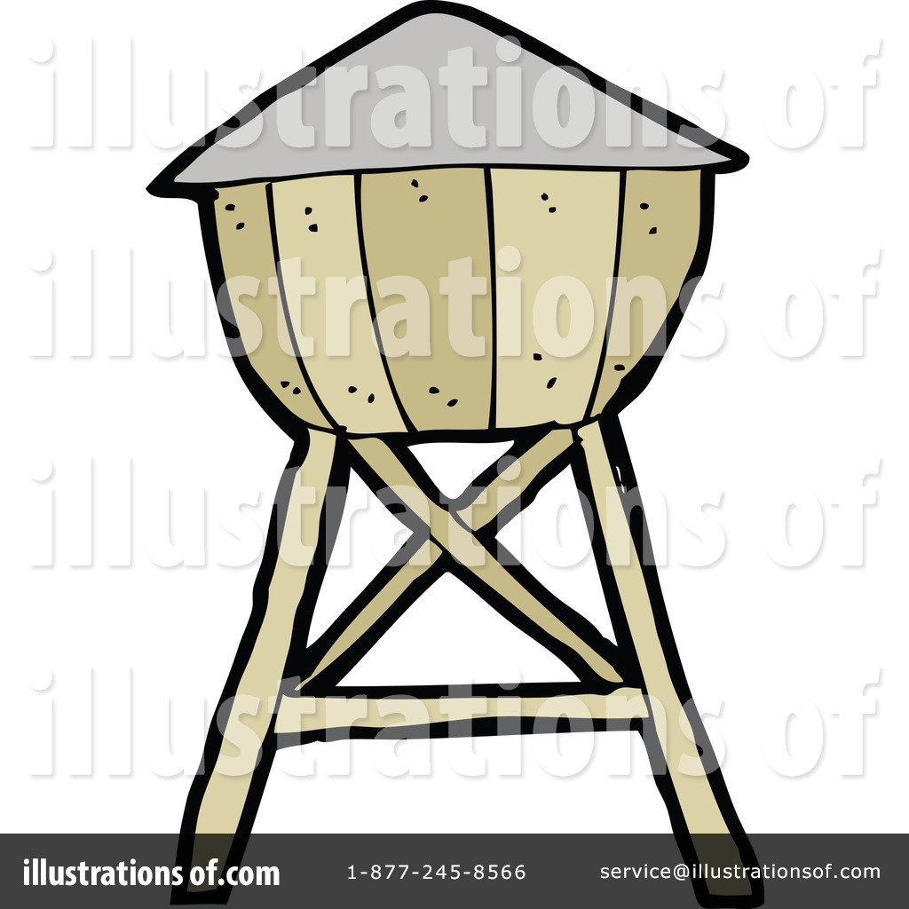 Water towers clipart.