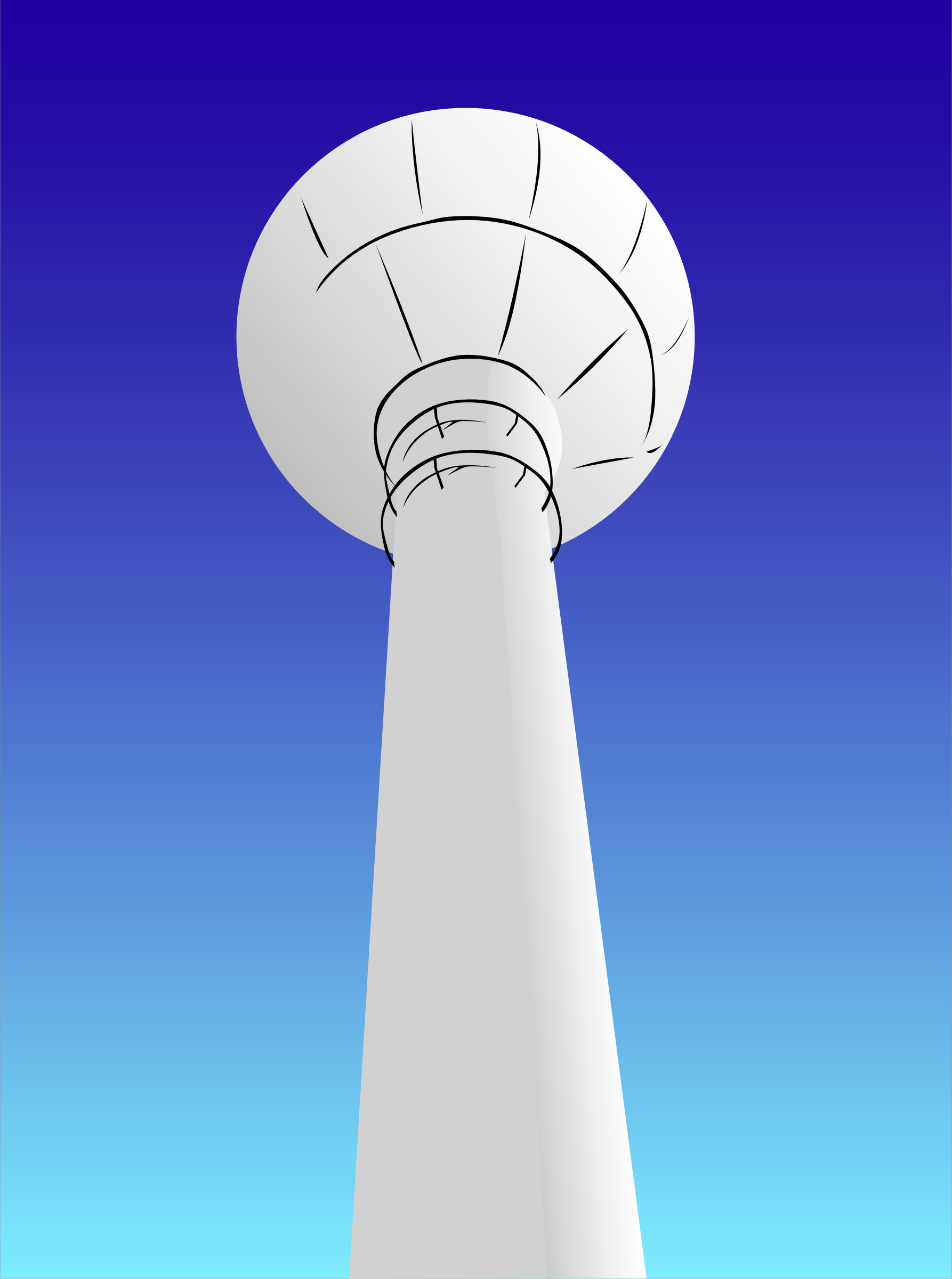 Cartoon Water Tower