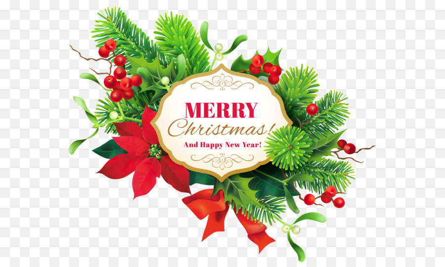 Christmas And New Year Background png download.