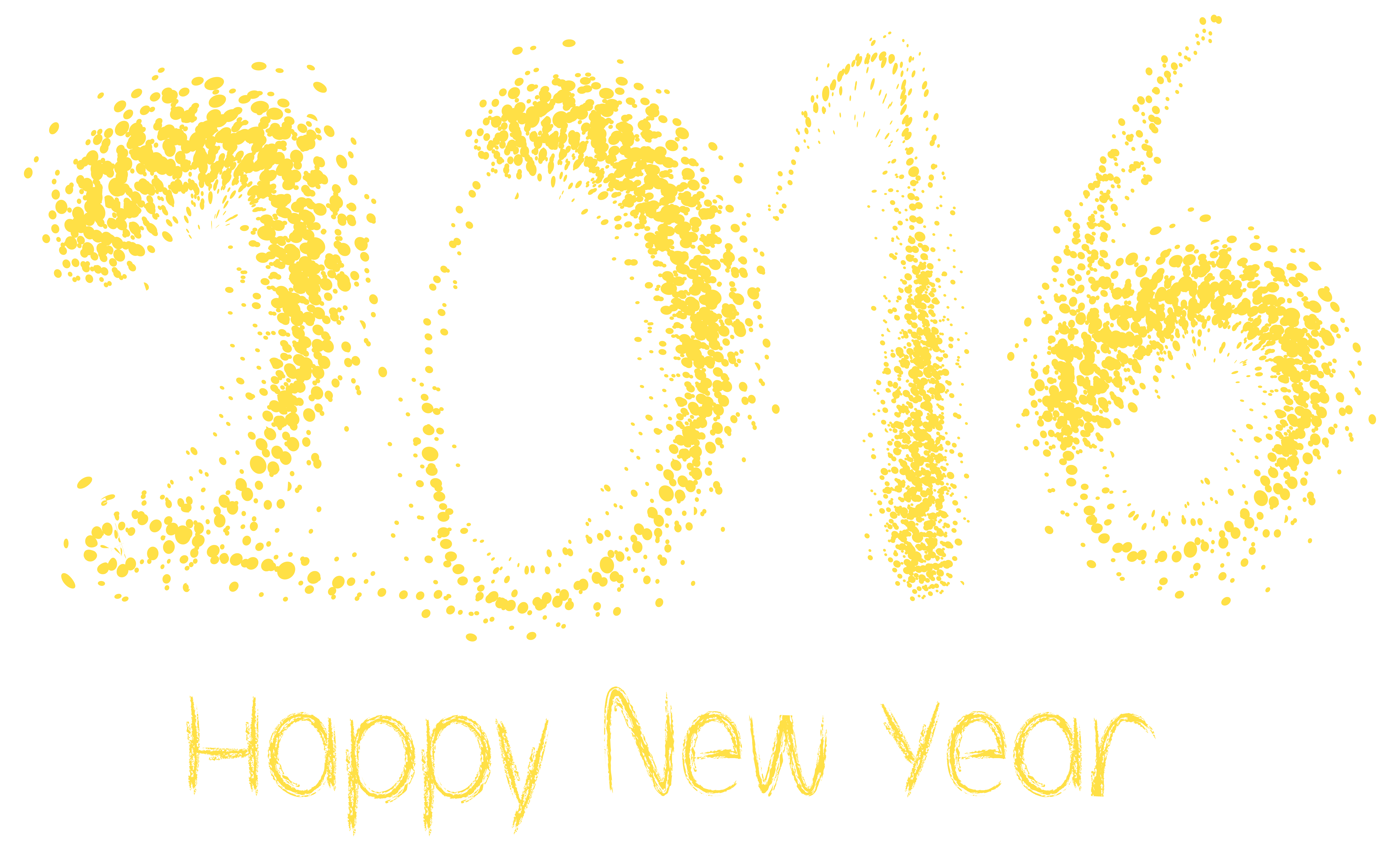 Happy New Year 2016 Clip Art.