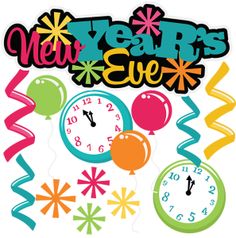 New Years Eve 2015 Clipart.
