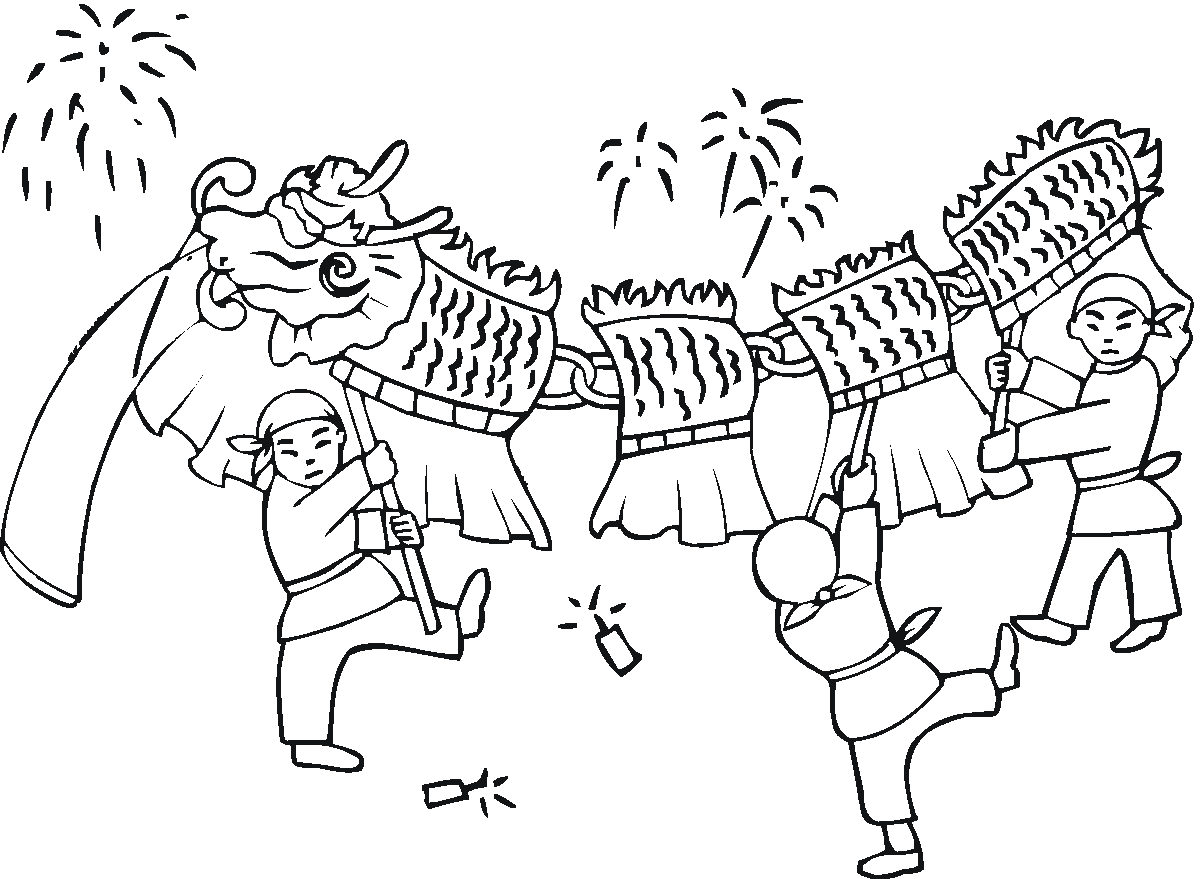 Free Chinese New Year Clipart Black And White, Download Free.