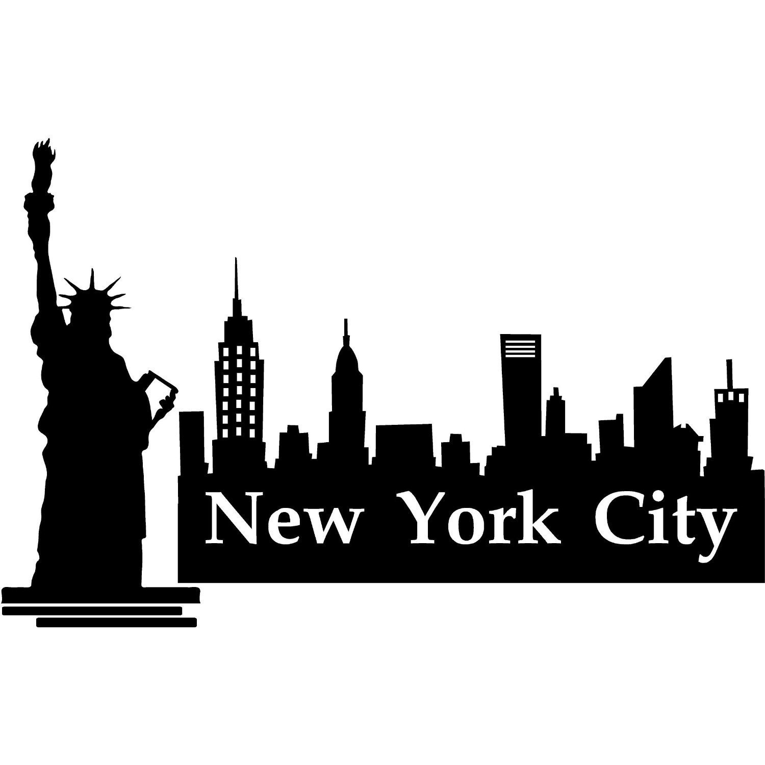 Free New York Skyline Silhouette, Download Free Clip Art.