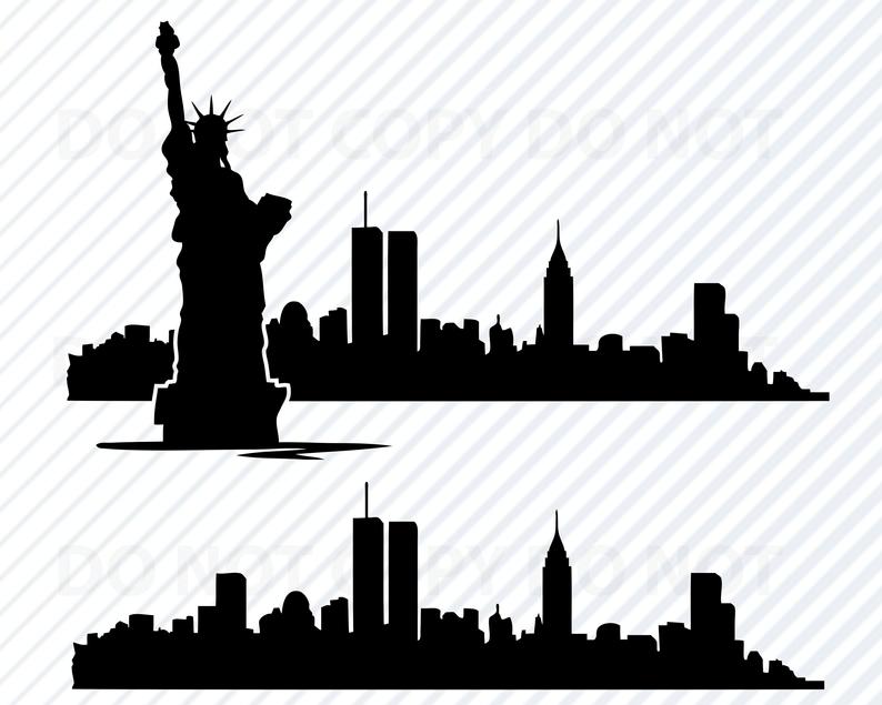 New York City Skyline SVG Files For Cricut.