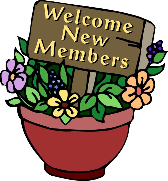 Welcome New Members Clip Art.