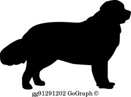 Newfoundland Dog Clip Art.