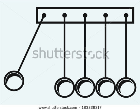 Newton Cradle Stock Photos, Royalty.