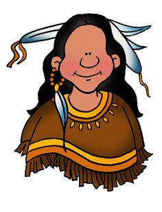Free Native American Clip Art by Phillip Martin, Nez Perce Man.