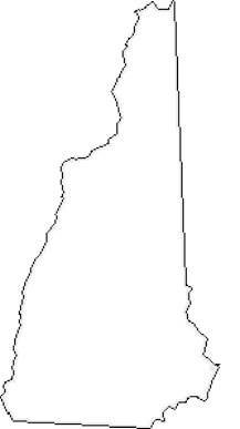 New Hampshire Outline Clipart Free.