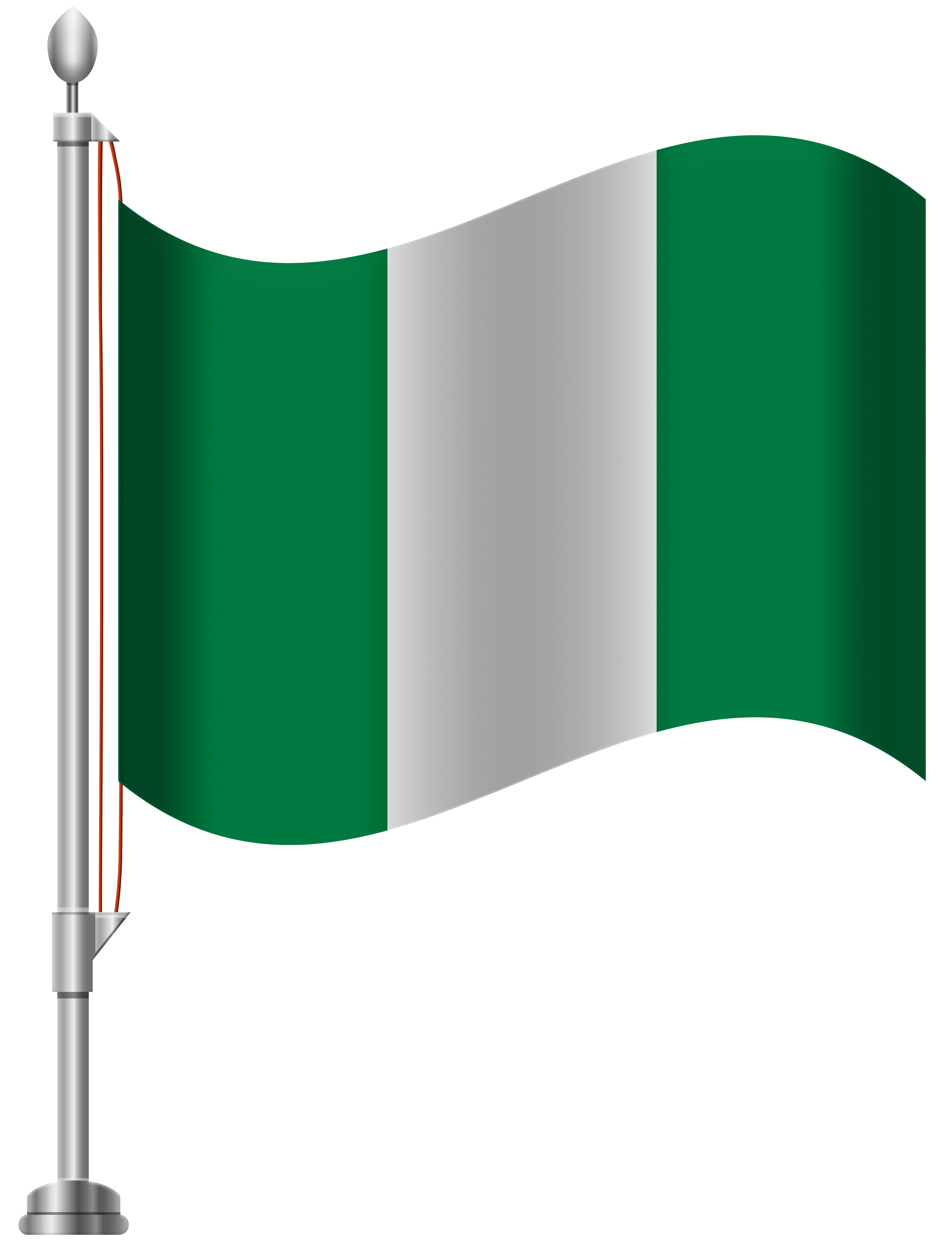 Nigeria Flag PNG Clip Art.