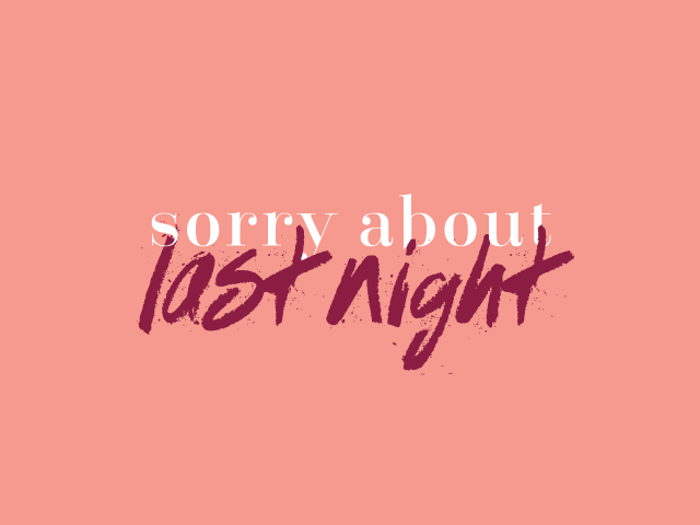 Sorry About Last Night Logo.