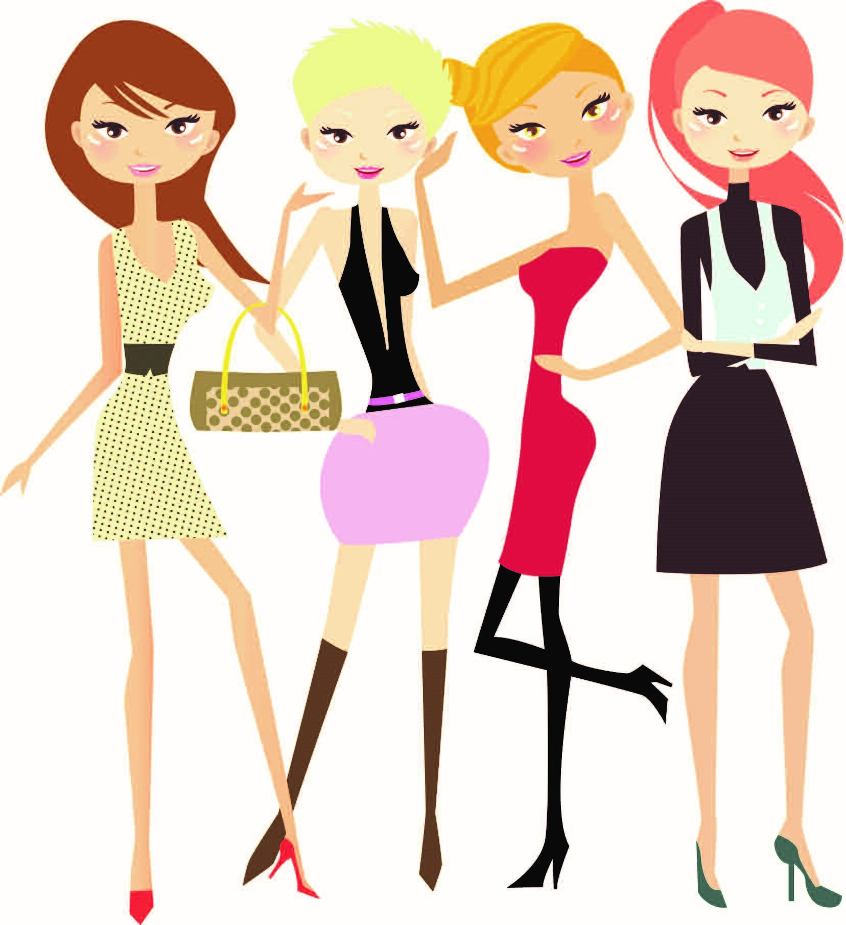 Free clipart images girls night out.