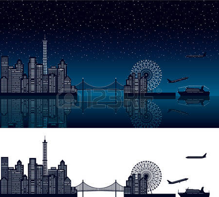 22,218 Night View Stock Illustrations, Cliparts And Royalty Free.