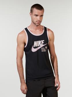 NIKE X BARRY\'S PARTICLE ROSE ACE LOGO TANK.