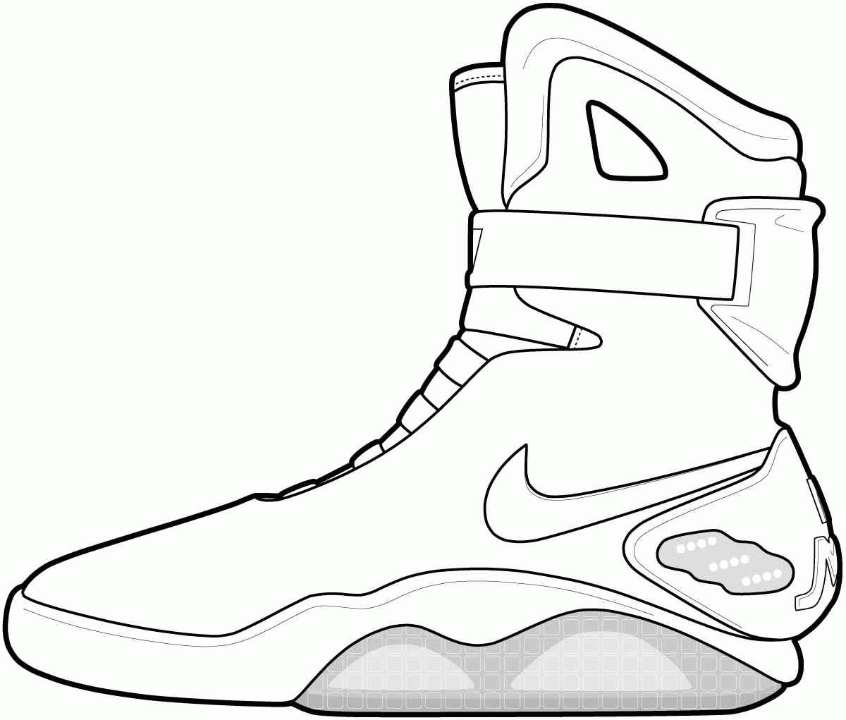 Nike Air Jordan Coloring Pages.