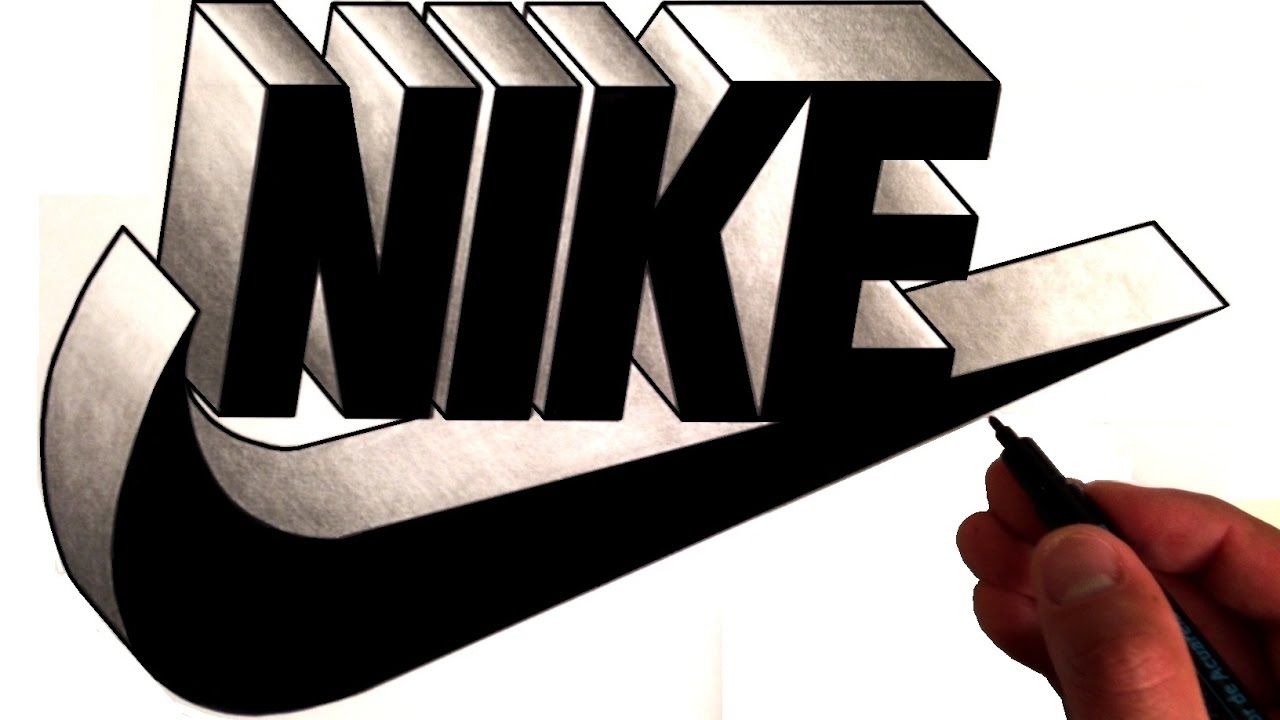 3D Nike Logo.