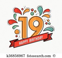 Nineteen clipart - Clipground