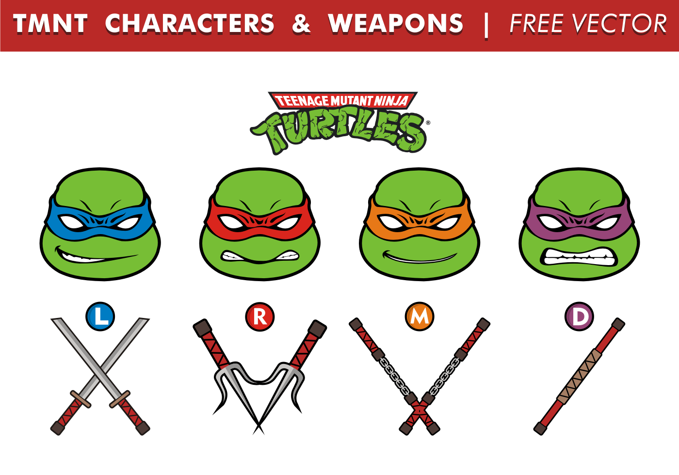 Ninja Turtle Weapons Clipart 20 Free Cliparts Download Images On 