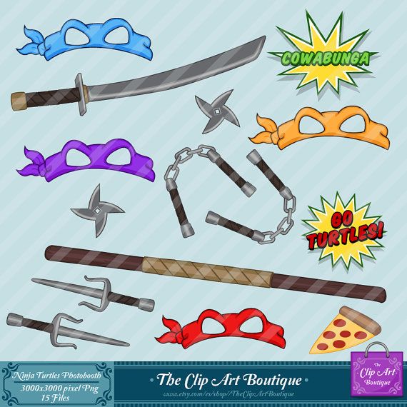 ninja-turtle-weapons-clipart-20-free-cliparts-download-images-on