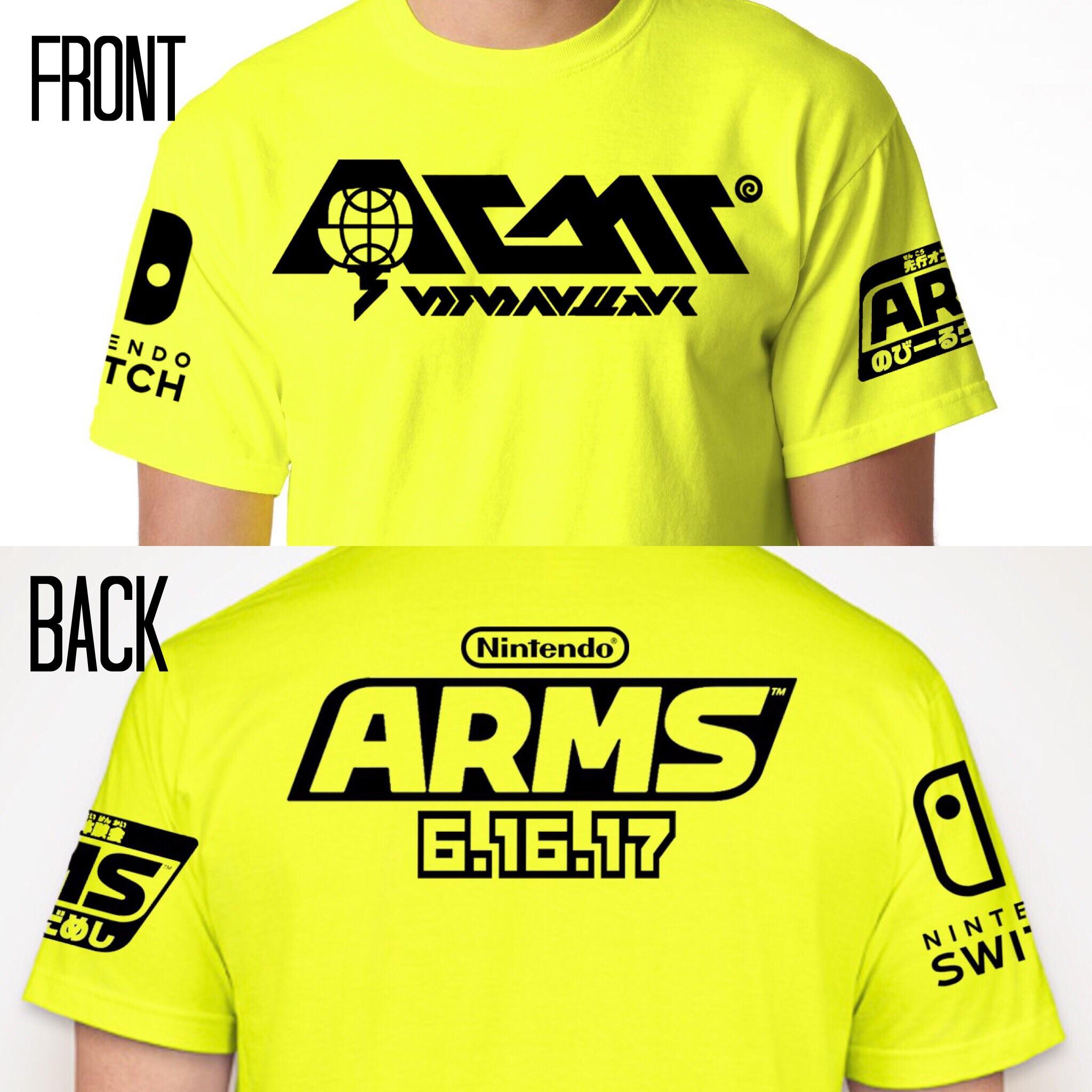 Whipped up an ARMS launch day shirt for my work.