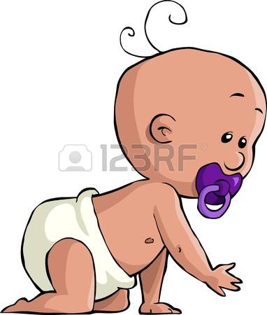 1,069 Baby Crawling Stock Vector Illustration And Royalty Free.