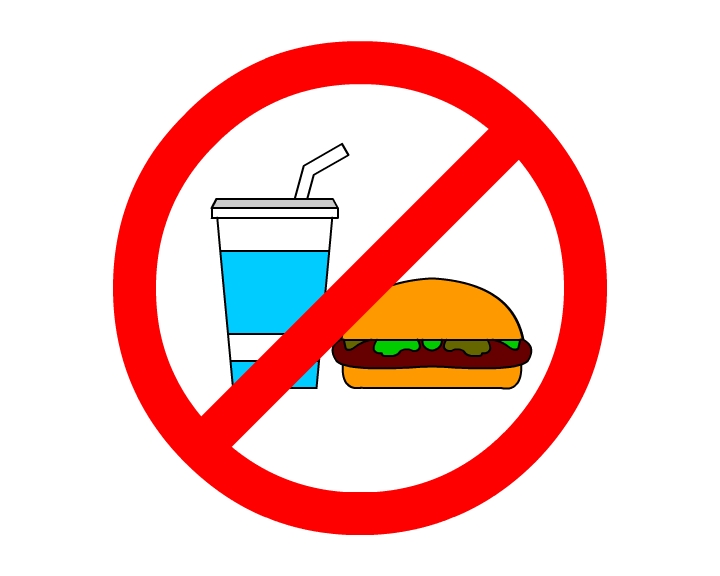 No Eating In Class Clipart.