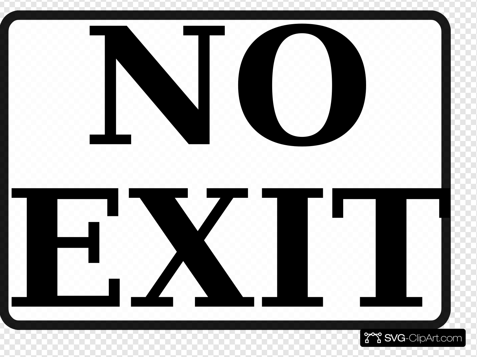 no exit sign clipart 10 free Cliparts | Download images on Clipground 2024