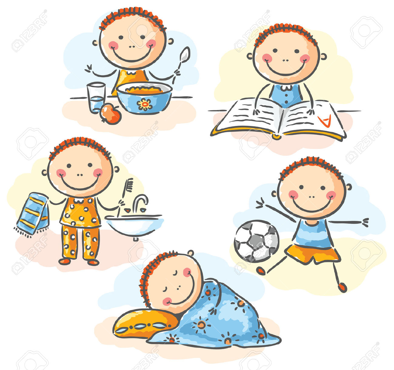 daily routine clipart pictures daily routine schedule