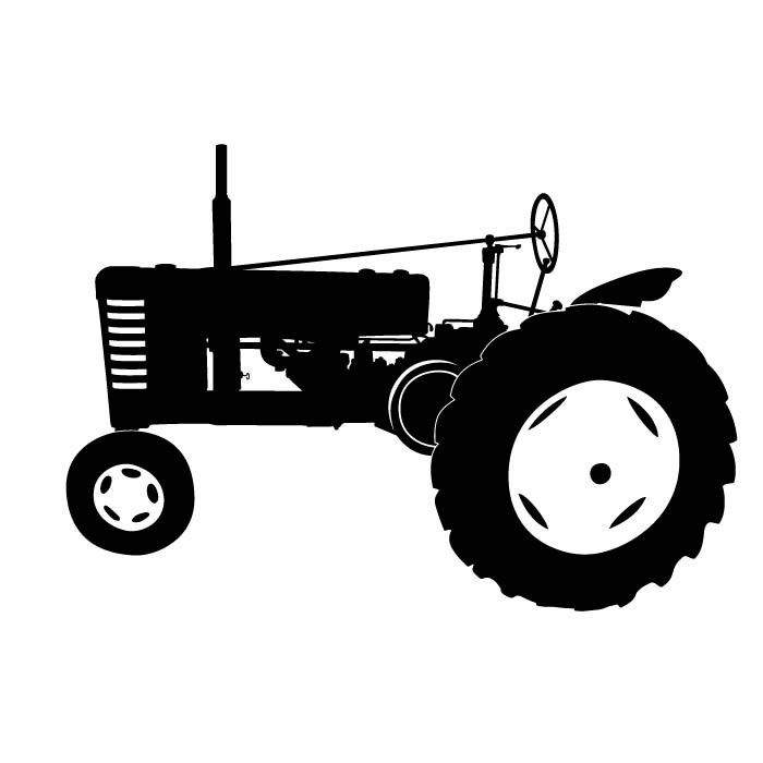 tractor silhouette clip art.