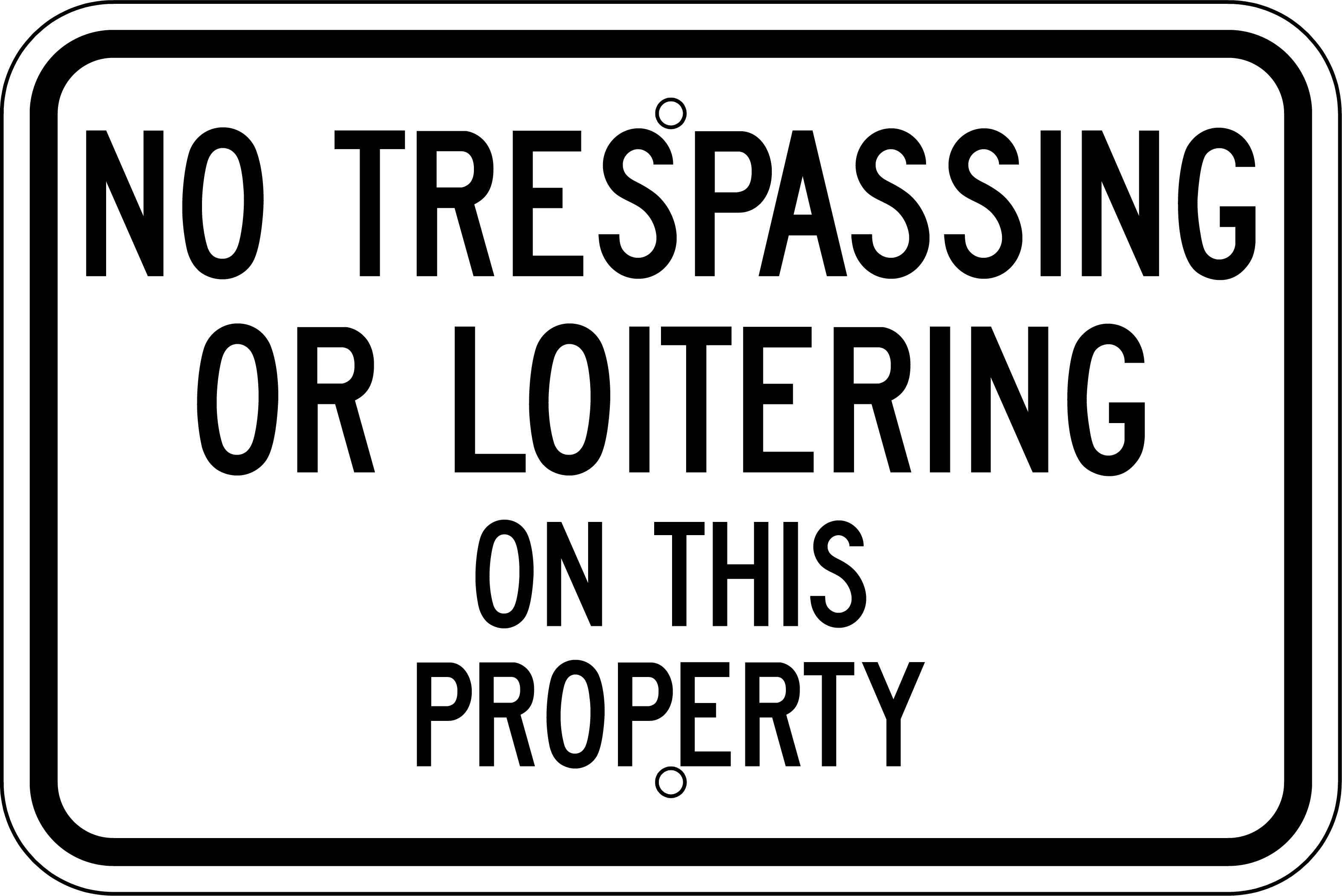 No trespassing clipart
