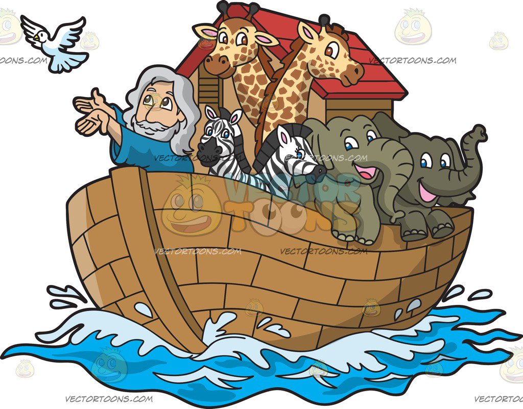 Noah And His Family Clip Art