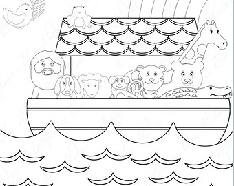 noahs ark clipart black and white 20 free Cliparts | Download images on ...
