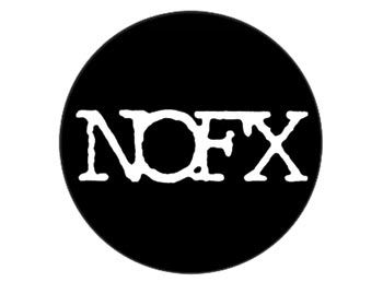 NOFX Logo button badge in 2019.