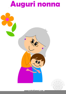 Clipart Nonno Bambino.