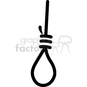 Noose rope clipart. Royalty.