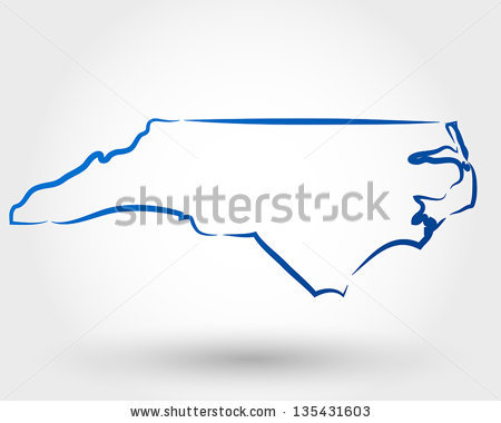 Vector Map North Carolina. Vector. Get Free Images About World Maps.