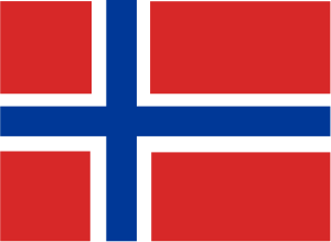 Norwegian flag clip art.