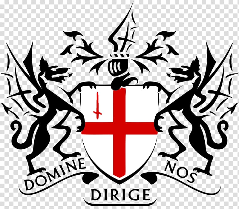 Domie Dirige Nos logo, City Of London transparent background.