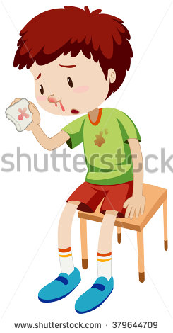 Nose Bleed Stock Images, Royalty.
