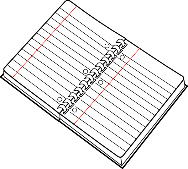 Spiral Notebook Clip Art at Clker.com.