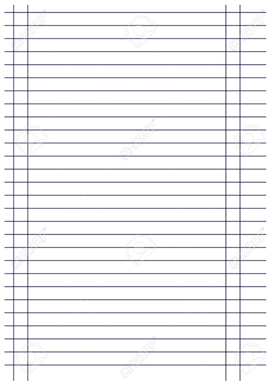 Notebook Lines Clipart.