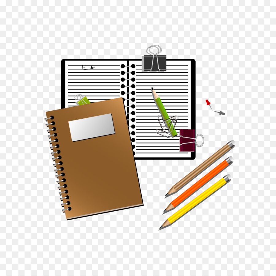 Pen And Notebook Clipart.