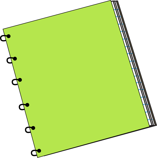Notebook Clipart.