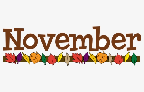 Free November Clip Art with No Background.