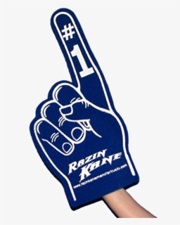 Free Foam Finger Clip Art with No Background.